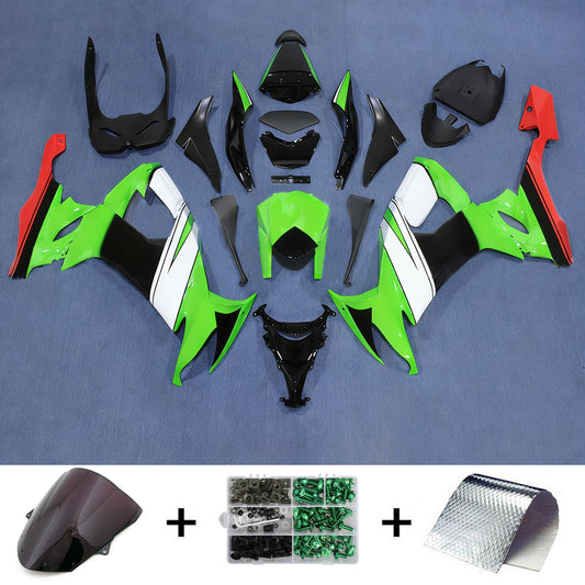 Amotopart Kawasaki ZX10R 2008-2010 Kit carena Carrozzeria Plastica ABS