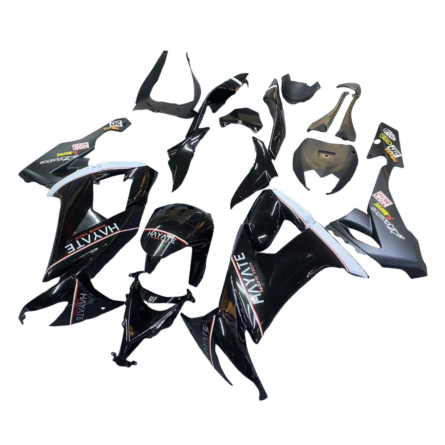 Amotopart Kawasaki ZX10R 2008-2010 Kit carena Carrozzeria Plastica ABS