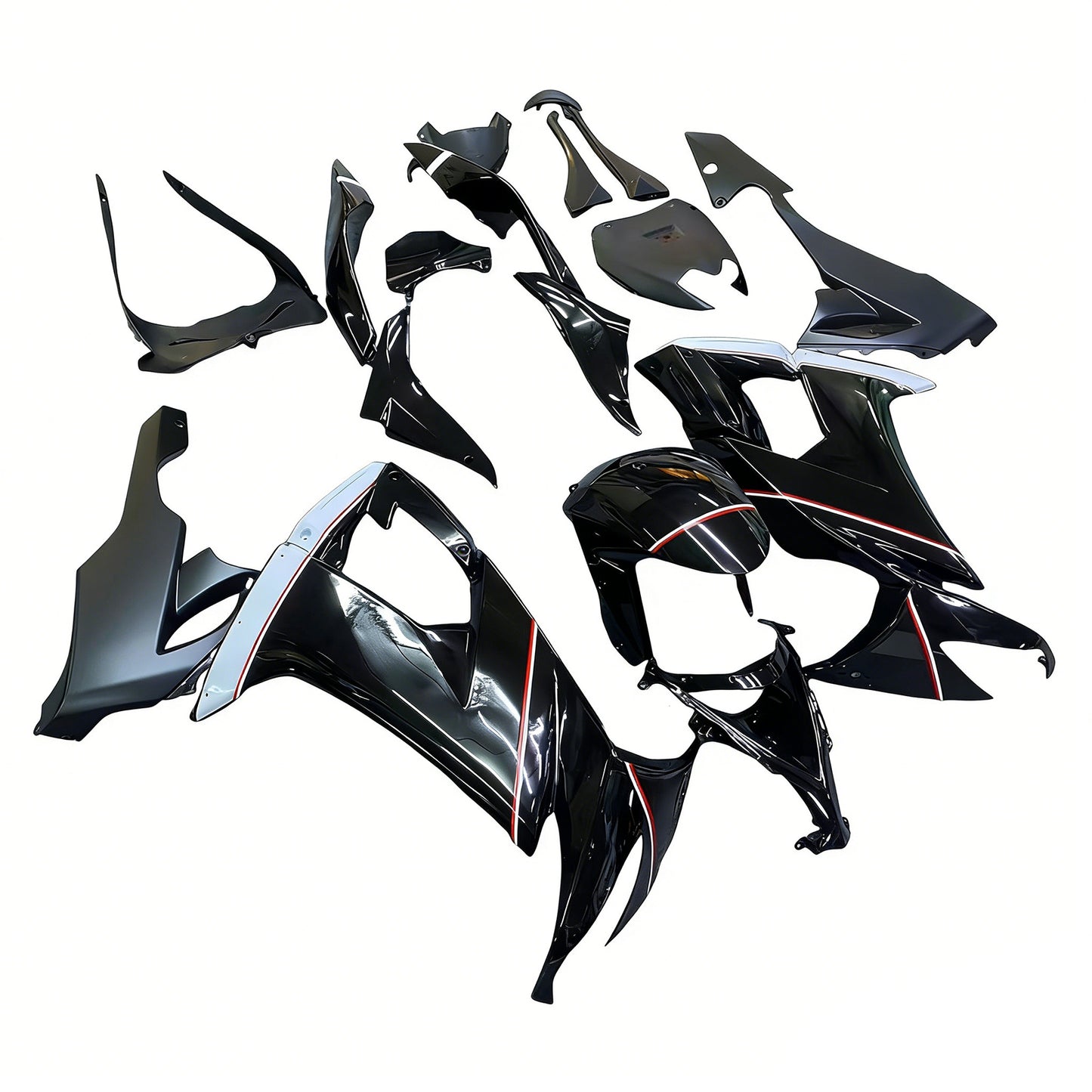 Amotopart Kawasaki ZX10R 2008-2010 Kit carena Carrozzeria Plastica ABS