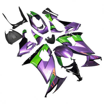 Amotopart Kawasaki ZX10R 2008-2010 Kit carena Carrozzeria Plastica ABS