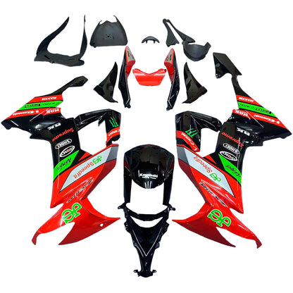 Amotopart Kawasaki ZX10R 2008-2010 Kit carena Carrozzeria Plastica ABS