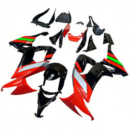 Amotopart Kawasaki ZX10R 2008-2010 Kit carena Carrozzeria Plastica ABS