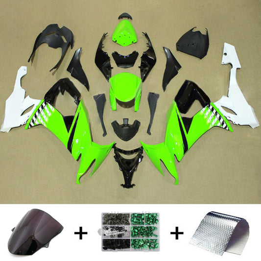 Amotopart Kawasaki ZX10R 2008-2010 Kit carena Carrozzeria Plastica ABS