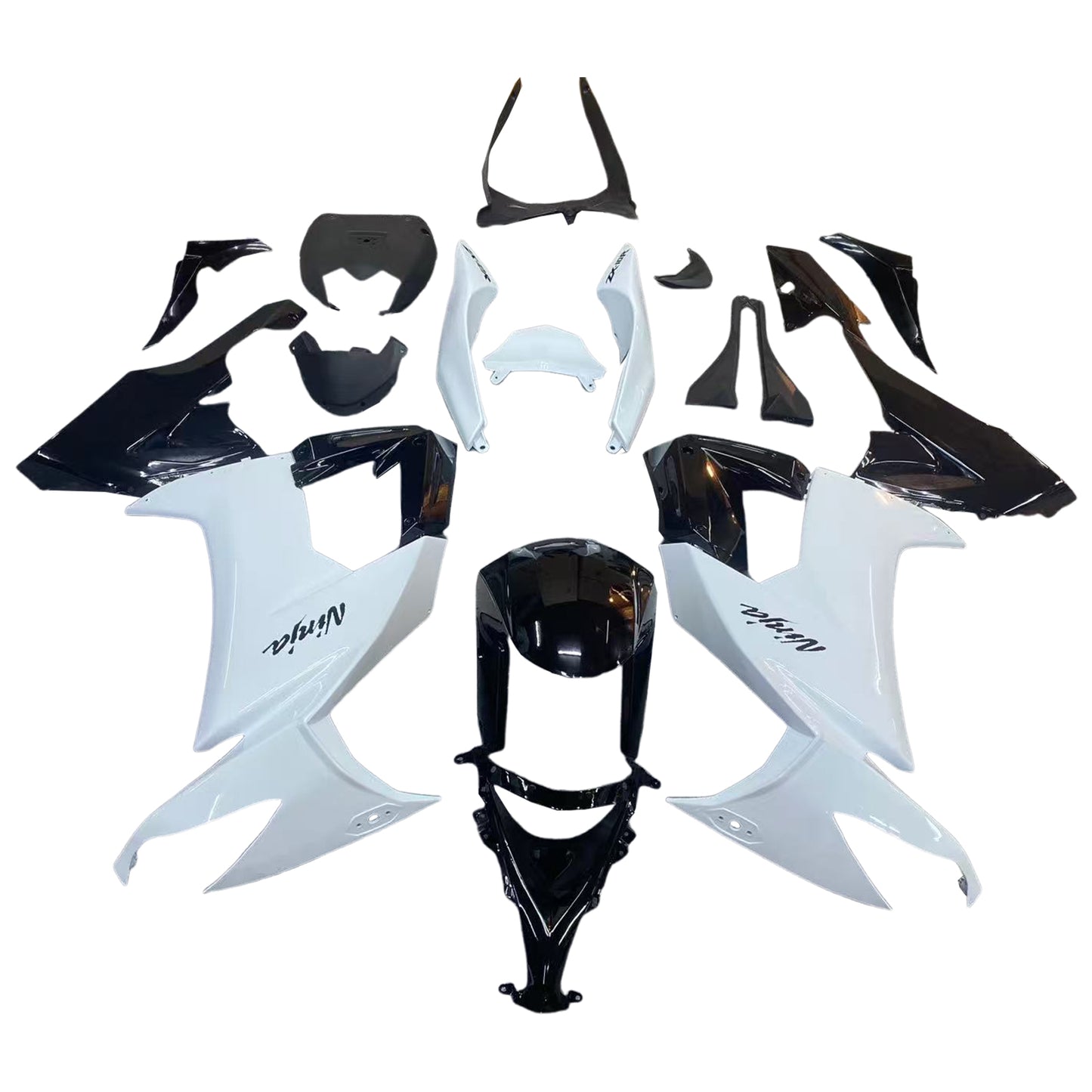 Amotopart Kawasaki ZX10R 2008-2010 Kit carena Carrozzeria Plastica ABS