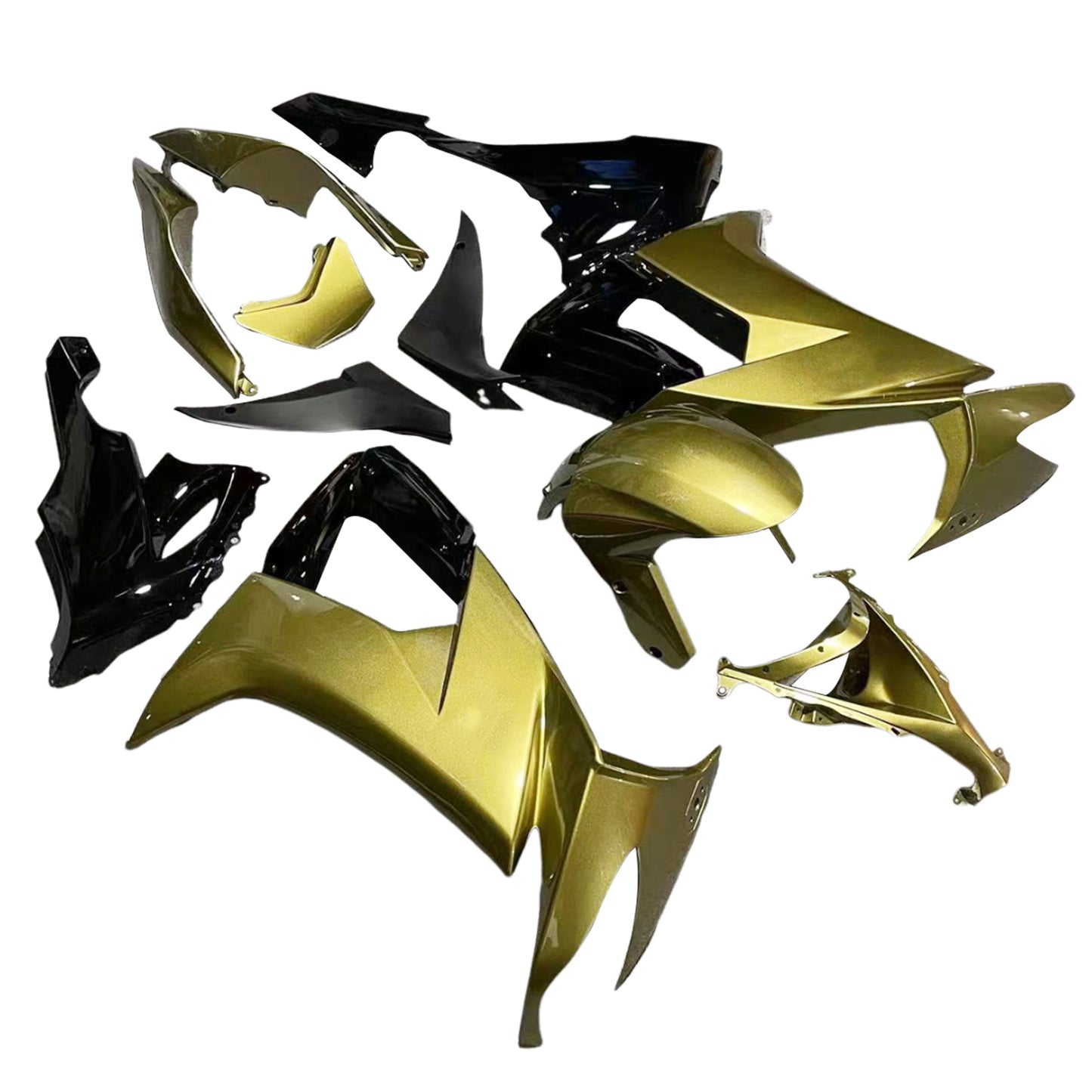 Amotopart Kawasaki ZX10R 2008-2010 Kit carena Carrozzeria Plastica ABS