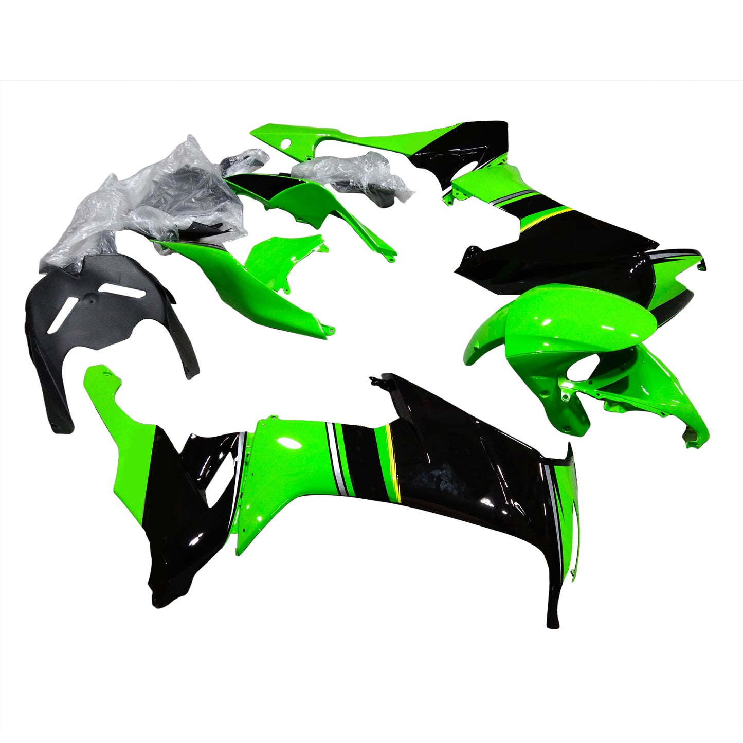 Amotopart Kawasaki ZX10R 2008-2010 Kit carena Carrozzeria Plastica ABS