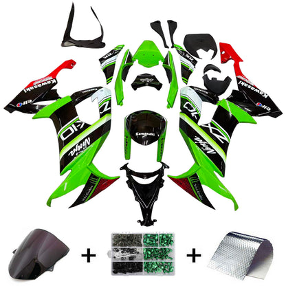 Amotopart Kawasaki ZX10R 2008-2010 Kit carena Carrozzeria Plastica ABS