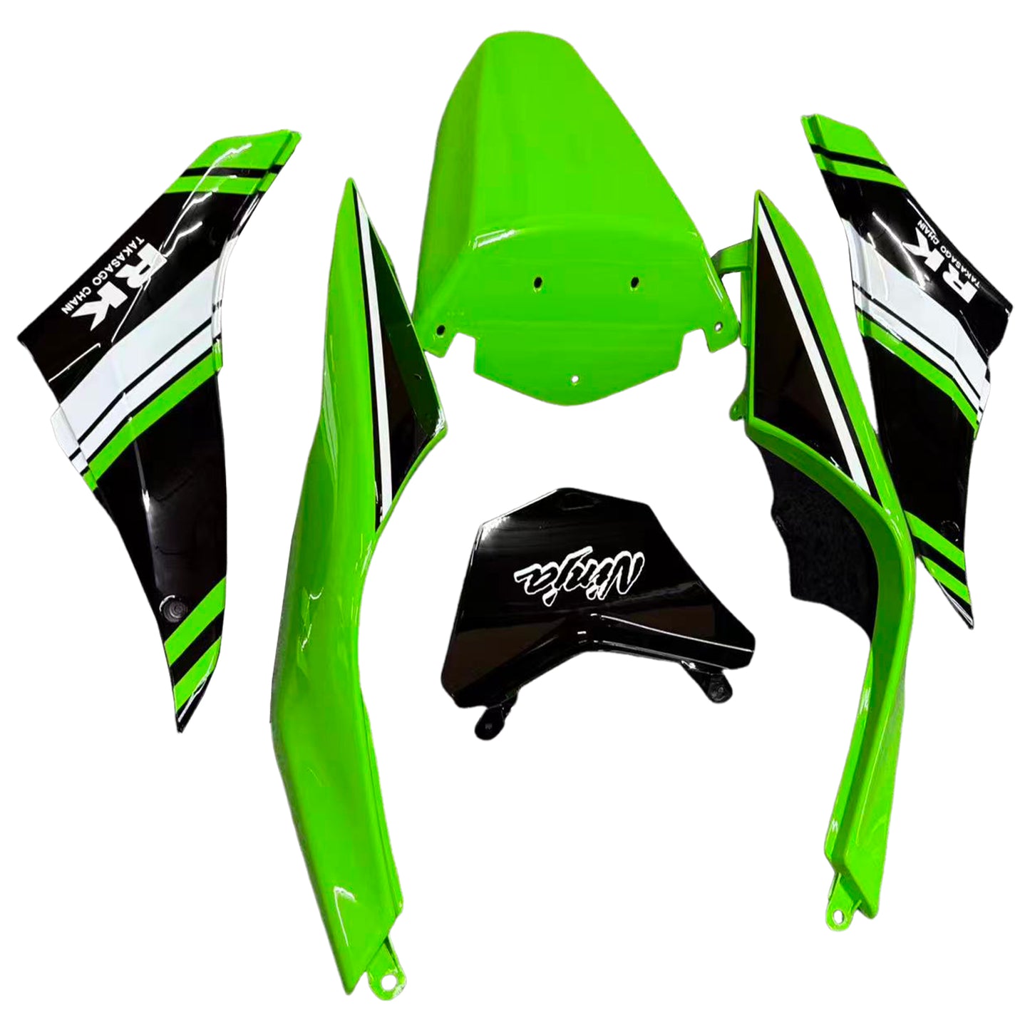 Amotopart Kawasaki ZX10R 2008-2010 Kit carena Carrozzeria Plastica ABS