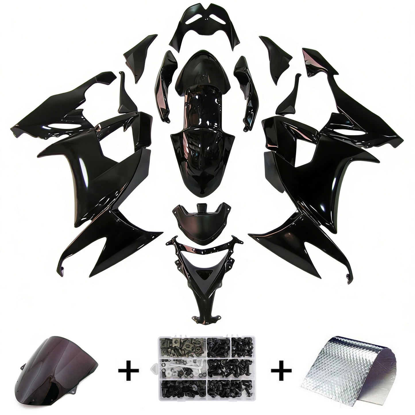 Kit carenatura iniezione Kawasaki ZX10R 2008-2010 Carrozzeria plastica ABS