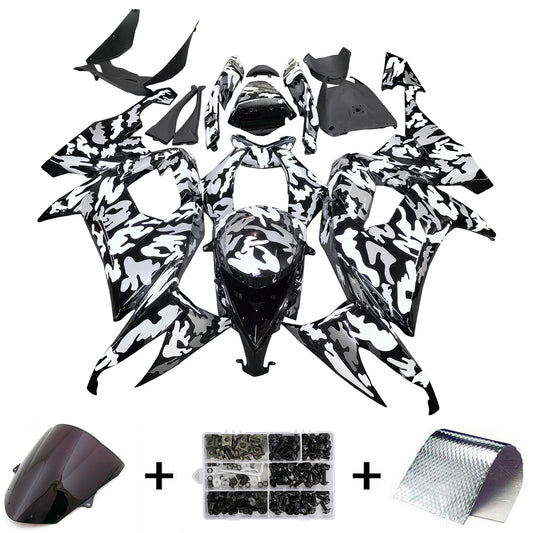 Kit carenatura iniezione in plastica ABS adatto per Kawasaki ZX10R 2008-2010