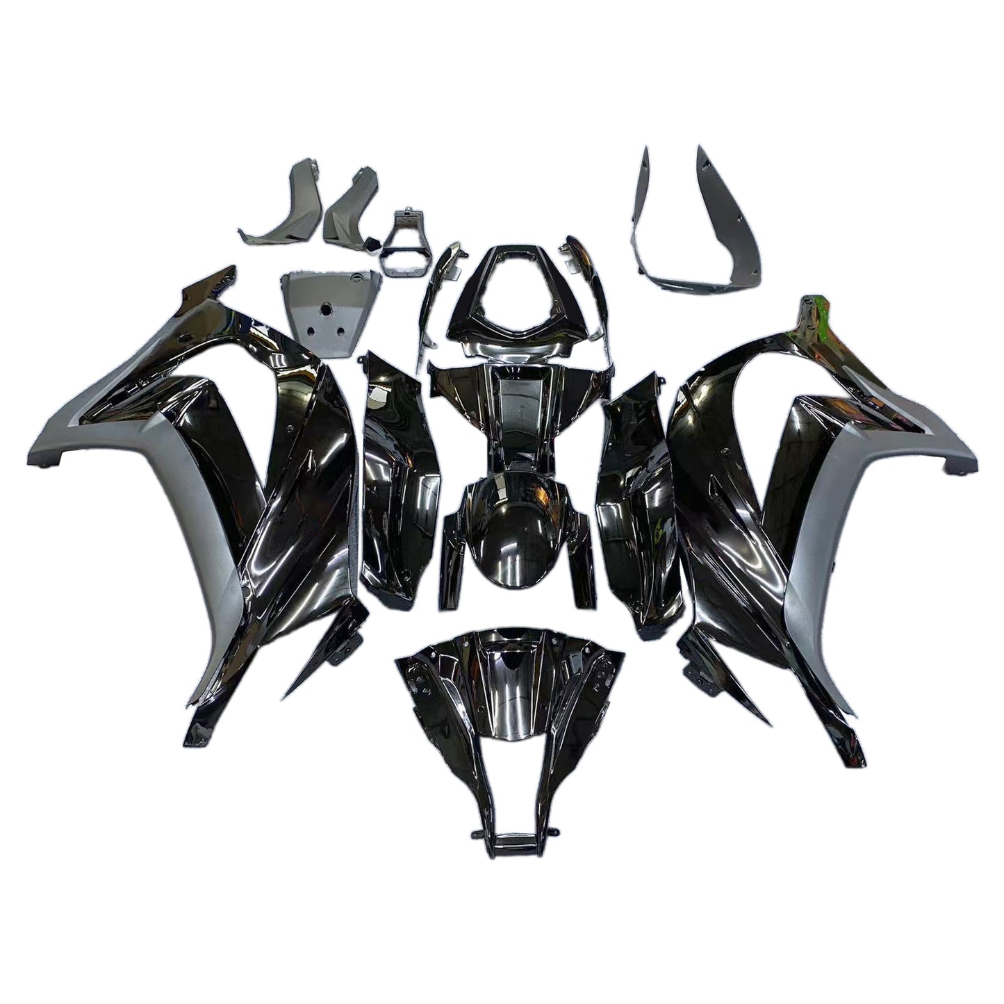 Amotopart 2011-2015 Kawasaki ZX10R Cladding G-Black Kit