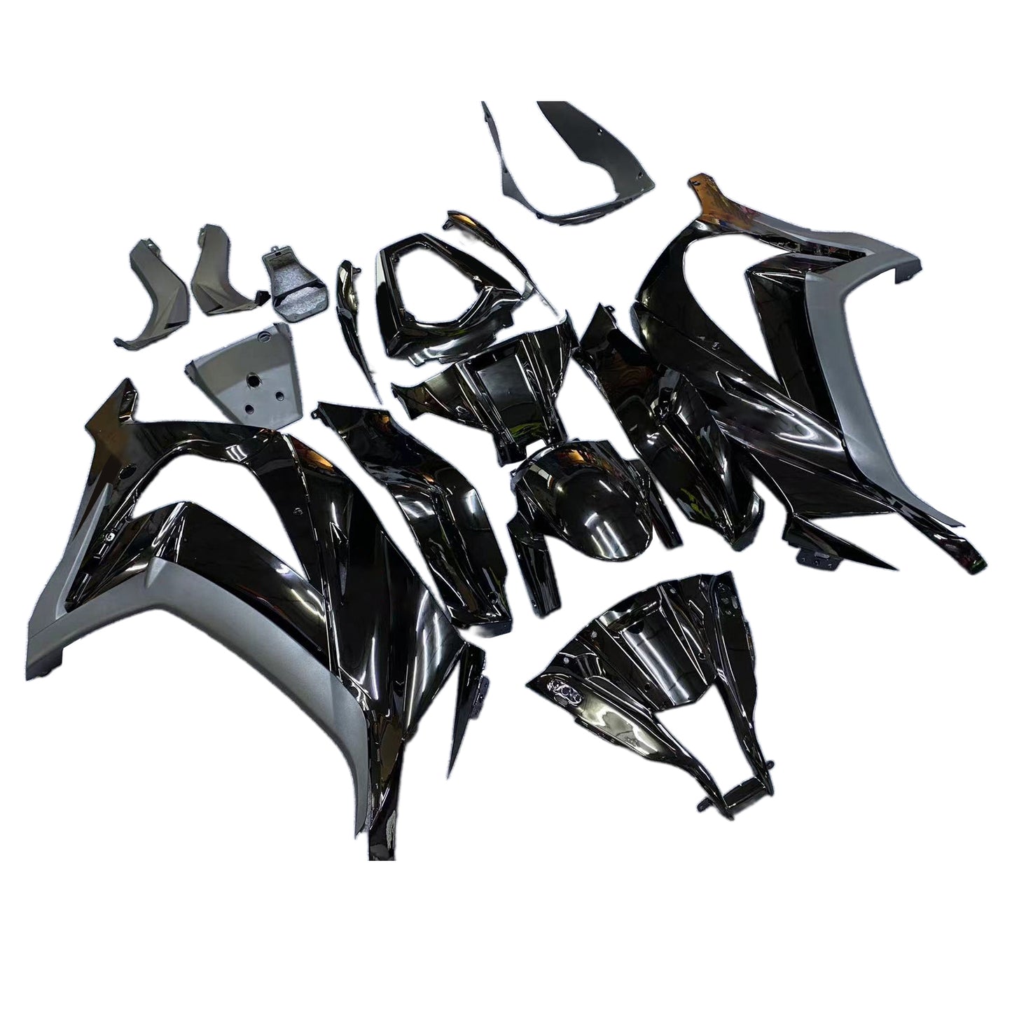 Amotopart 2011-2015 Kawasaki ZX10R Cladding G-Black Kit