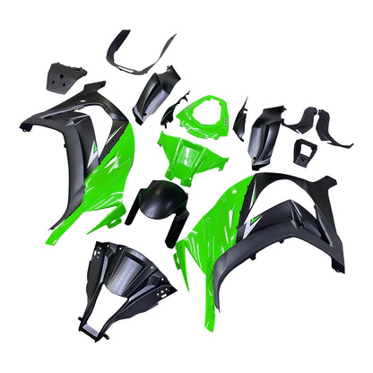 Carene 2011-2015 Plastiche Kawasaki ZX10R Ninja Verde Nero ZX10R Generico