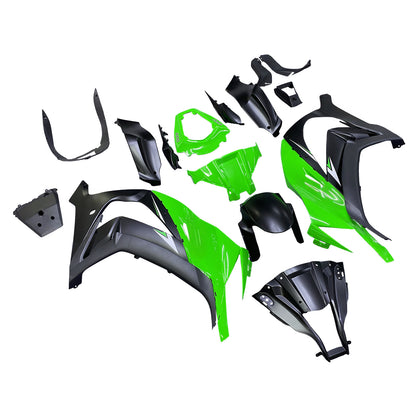 Carene 2011-2015 Plastiche Kawasaki ZX10R Ninja Verde Nero ZX10R Generico