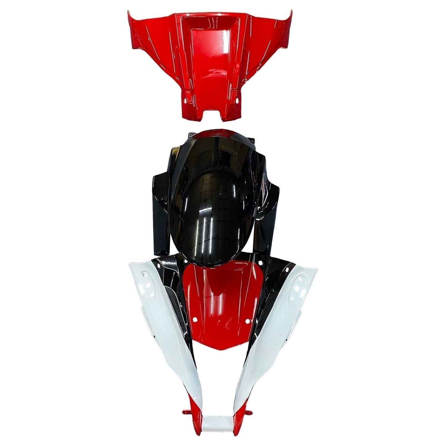 Amotopart 2011-2015 Kawasaki ZX10R Cladding Blue & Red Kit