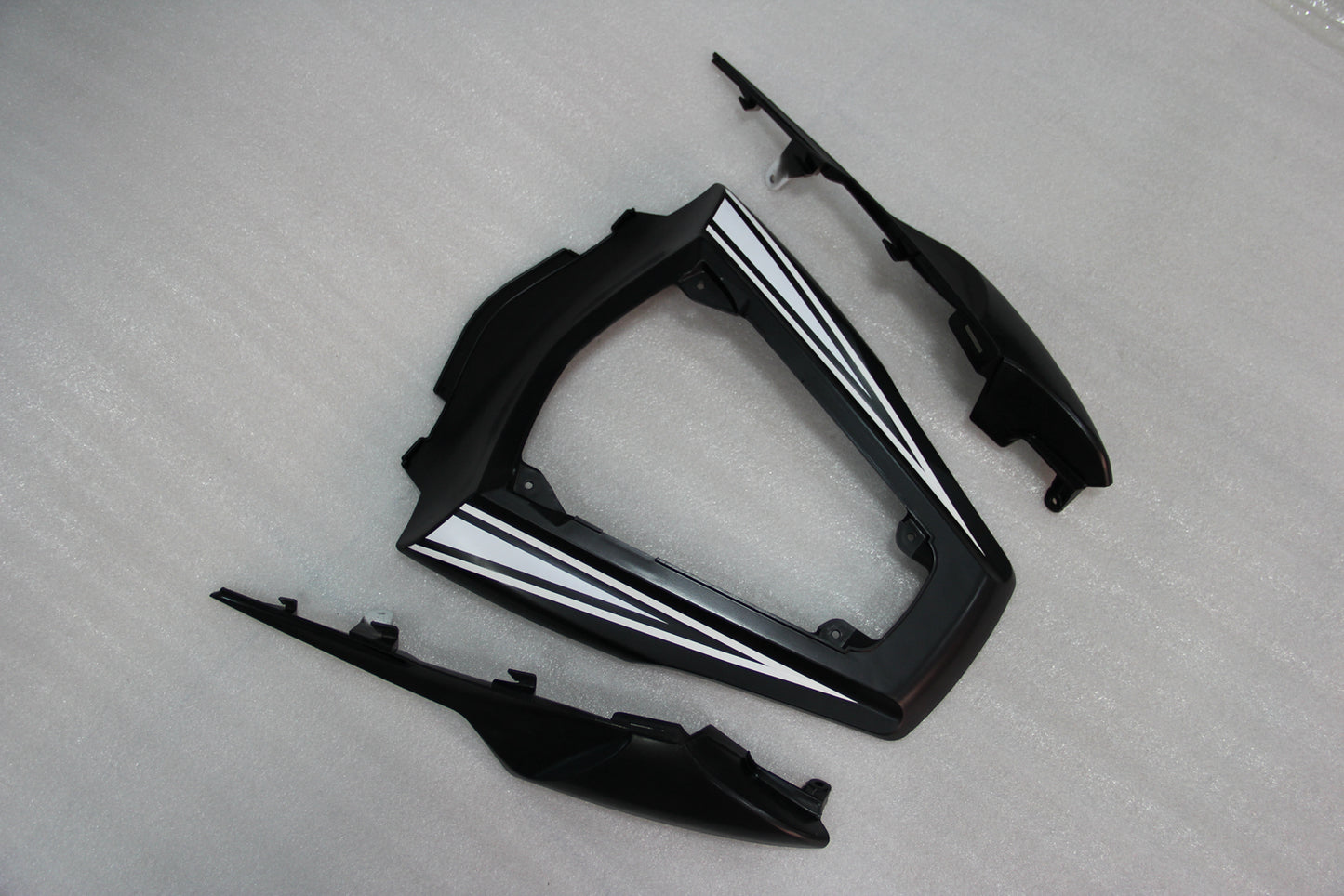 Per Ninja ZX10R 2011-2015 Nero Carrozzeria Carenatura ABS Stampato Ad Iniezione Plastica Set 11 # Generico