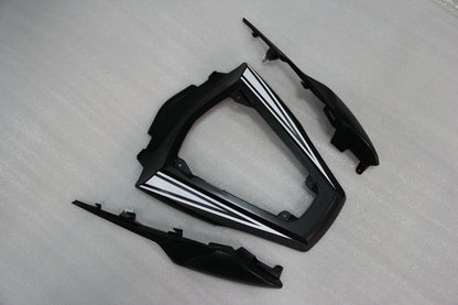 Per Ninja ZX10R 2011-2015 Nero Carrozzeria Carenatura ABS Stampato Ad Iniezione Plastica Set 11 # Generico