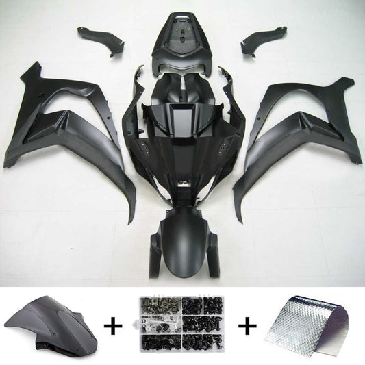 Amotopart Kawasaki ZX10R 2011-2015 Kit di rivestimento nero Matt