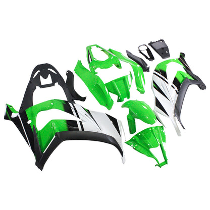 Amotopart Kawasaki ZX10R 2011-2015 Kit di paura nero verde