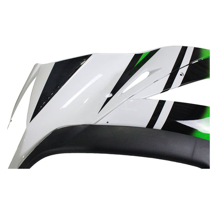 Amotopart Kawasaki ZX10R 2011-2015 Kit di paura nero verde