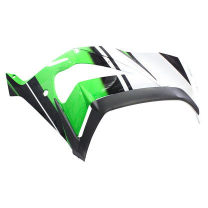 Amotopart Kawasaki ZX10R 2011-2015 Kit di paura nero verde