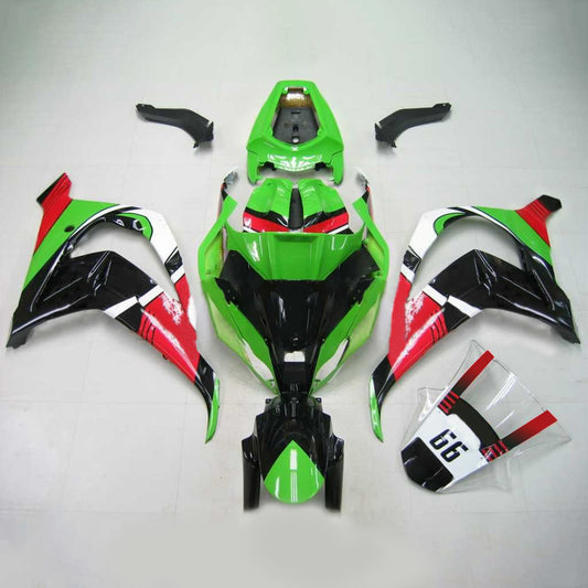Amotopart Kawasaki ZX10R 2011-2015 Kit di vendita verde
