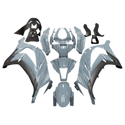 Amotopart Kawasaki ZX10R 2011-2015 Kit di rivestimento grigio