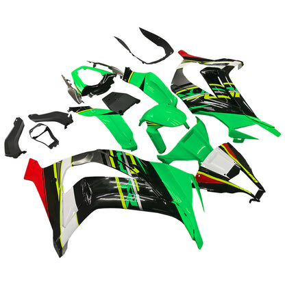 Amotopart Kawasaki ZX10R 2011-2015 kit di carenatura bianca verde nero