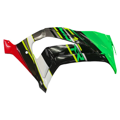 Amotopart Kawasaki ZX10R 2011-2015 kit di carenatura bianca verde nero