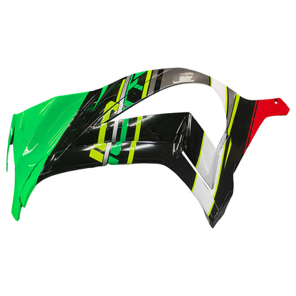 Amotopart Kawasaki ZX10R 2011-2015 kit di carenatura bianca verde nero