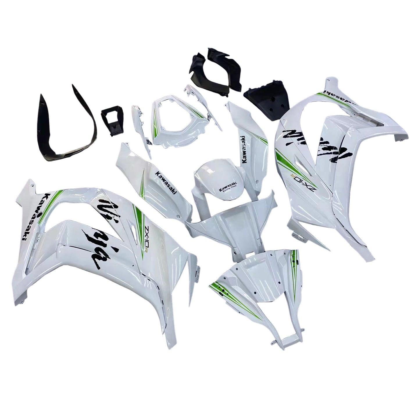 Amotopart Kawasaki ZX10R 2011-2015 Kit carena Carrozzeria Plastica ABS