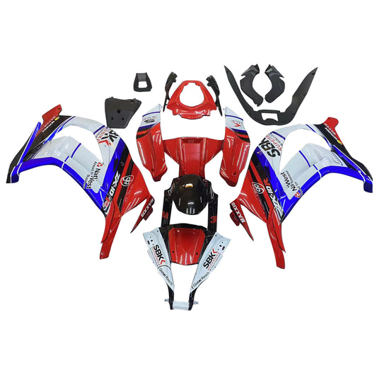 Amotopart Kawasaki ZX10R 2011-2015 Kit carena Carrozzeria Plastica ABS