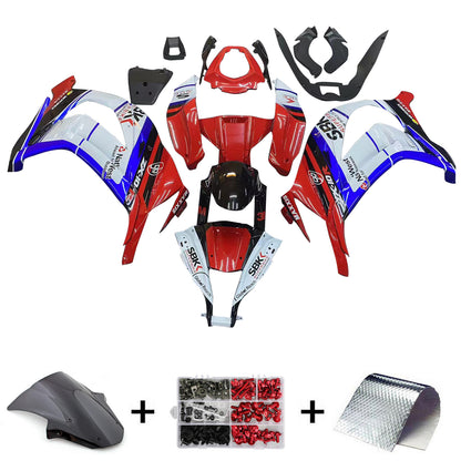 Amotopart Kawasaki ZX10R 2011-2015 Kit carena Carrozzeria Plastica ABS