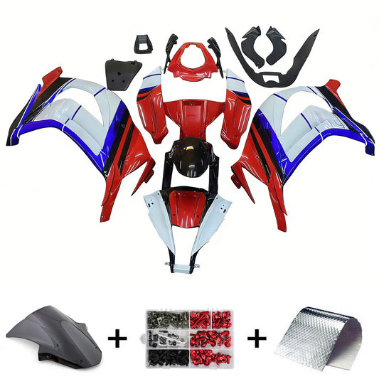 Amotopart Kawasaki ZX10R 2011-2015 Kit carena Carrozzeria Plastica ABS