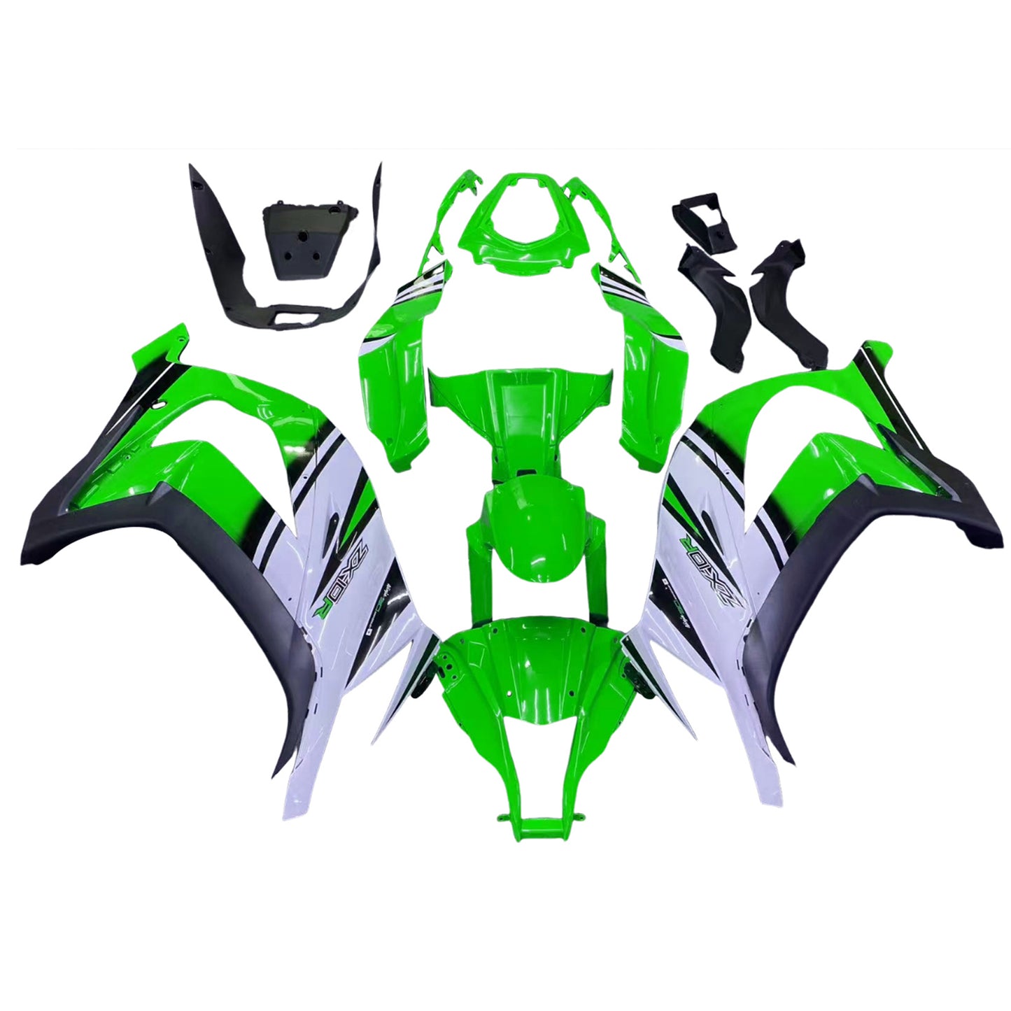 Amotopart Kawasaki ZX10R 2011-2015 Kit carena Carrozzeria Plastica ABS