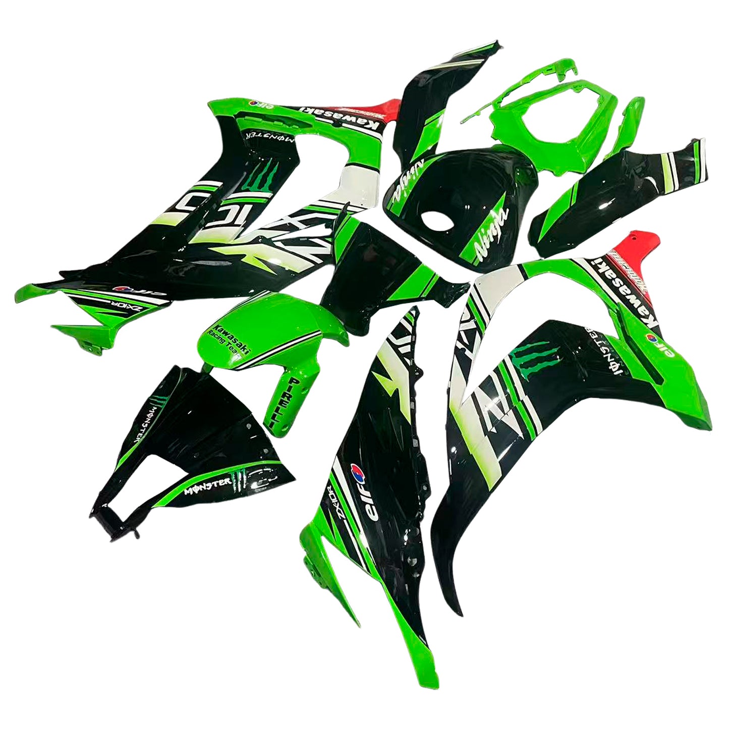 Kit carenatura Bodywork Abs di plastica adatta per Kawasaki ZX10R 2011-2015