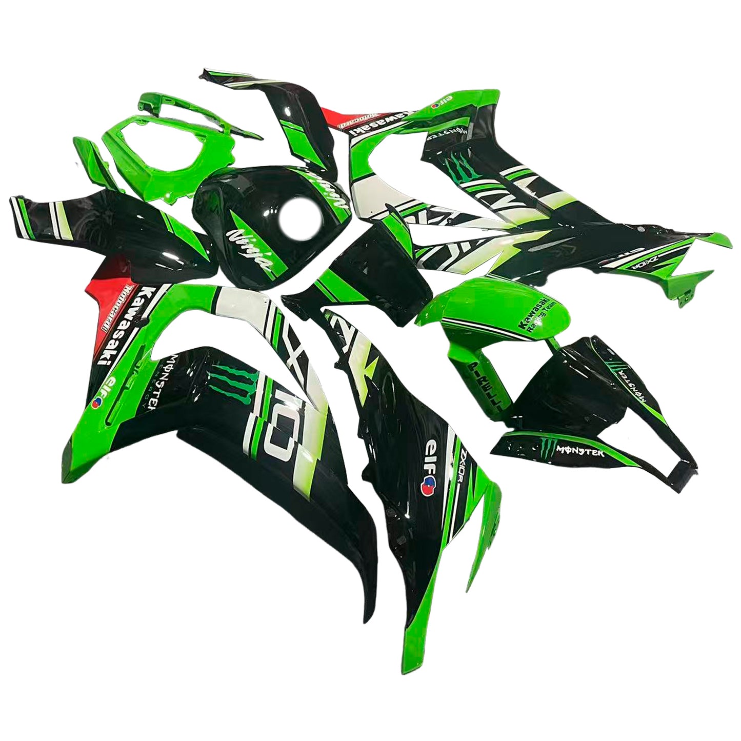 Kit carenatura Bodywork Abs di plastica adatta per Kawasaki ZX10R 2011-2015