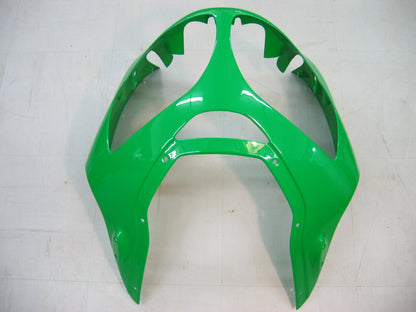 Per Ninja ZX12R 2000-2001 Green &amp; Black Carrozzeria Carenatura ABS Plastica stampata ad iniezione Set 3 # Generico