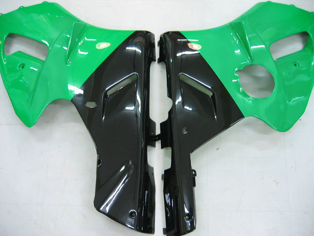 Carene 2000-2001 Kawasaki ZX12R Verde &amp; Nero ZX12R Racing Generico