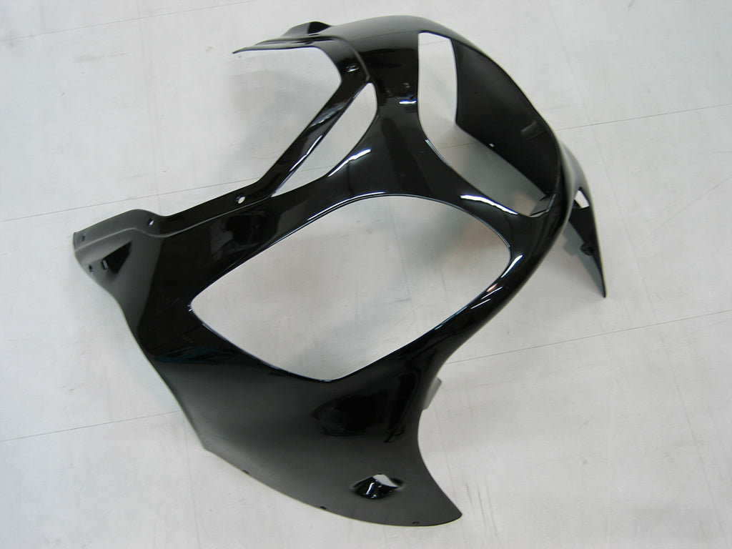 Per Ninja ZX12R 2000-2001 Nero Bianco West Carrozzeria Carena ABS Stampato ad iniezione Plastica Set 4 # Generico