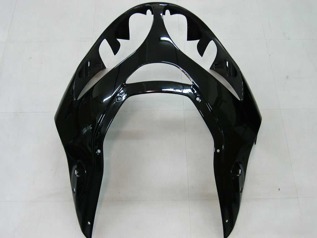 Per Ninja ZX12R 2000-2001 Nero Bianco West Carrozzeria Carena ABS Stampato ad iniezione Plastica Set 4 # Generico