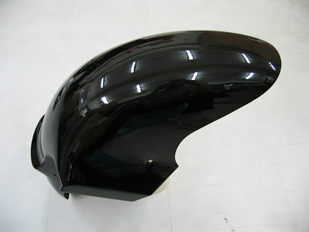 Per Ninja ZX12R 2000-2001 Nero Bianco West Carrozzeria Carena ABS Stampato ad iniezione Plastica Set 4 # Generico
