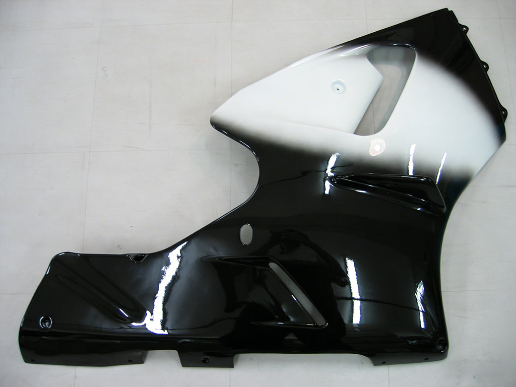 Per Ninja ZX12R 2000-2001 Nero Bianco West Carrozzeria Carena ABS Stampato ad iniezione Plastica Set 4 # Generico