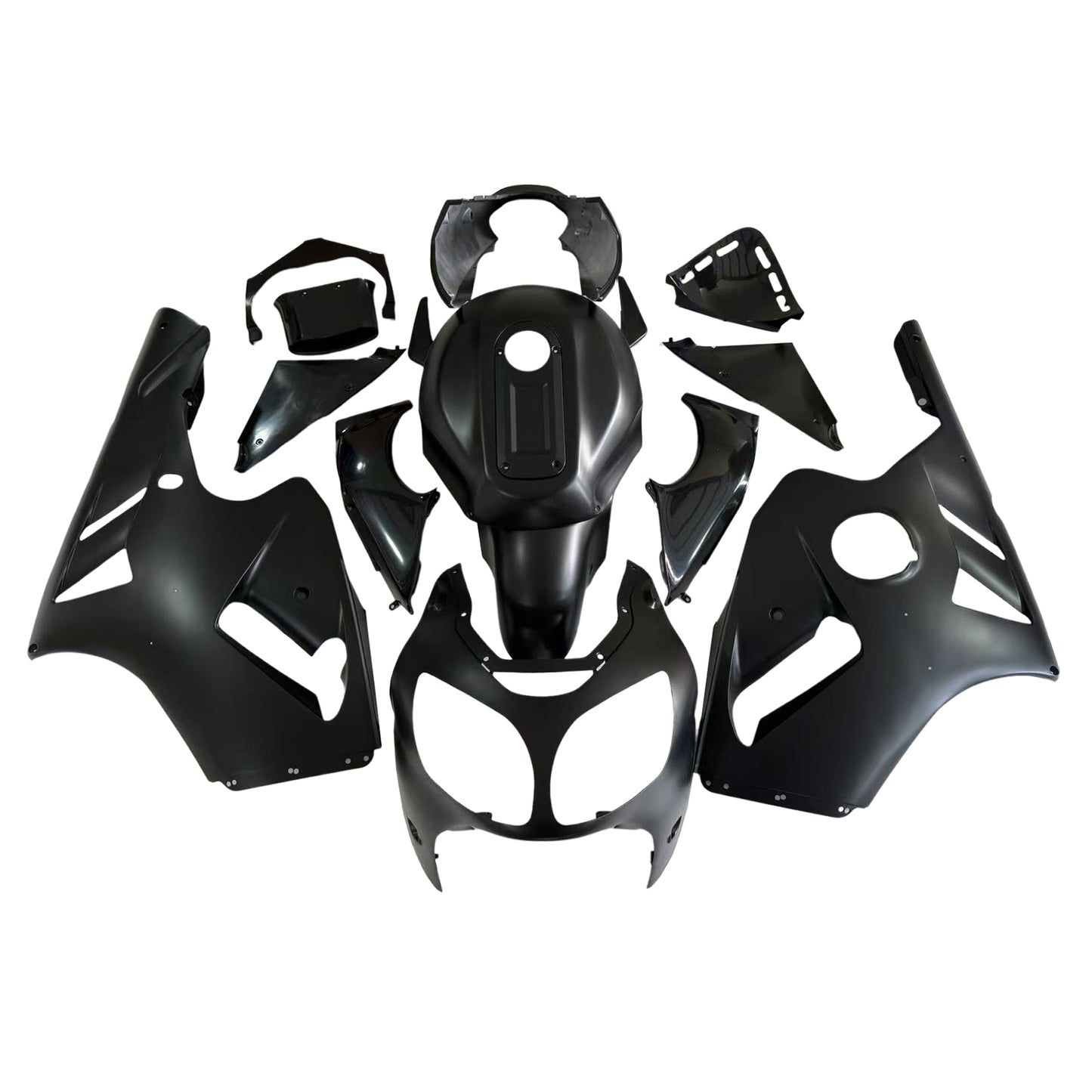 Amotopart Kawasaki 2000-2001 kit di rivestimento nero ZX12R