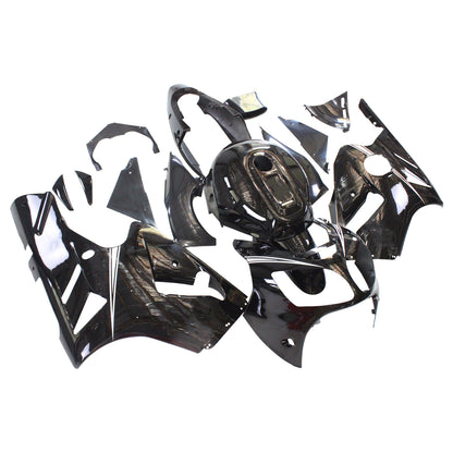 Amotopart Kawasaki 2000-2001 ZX12R Black con kit di vendita del logo Wei? EM