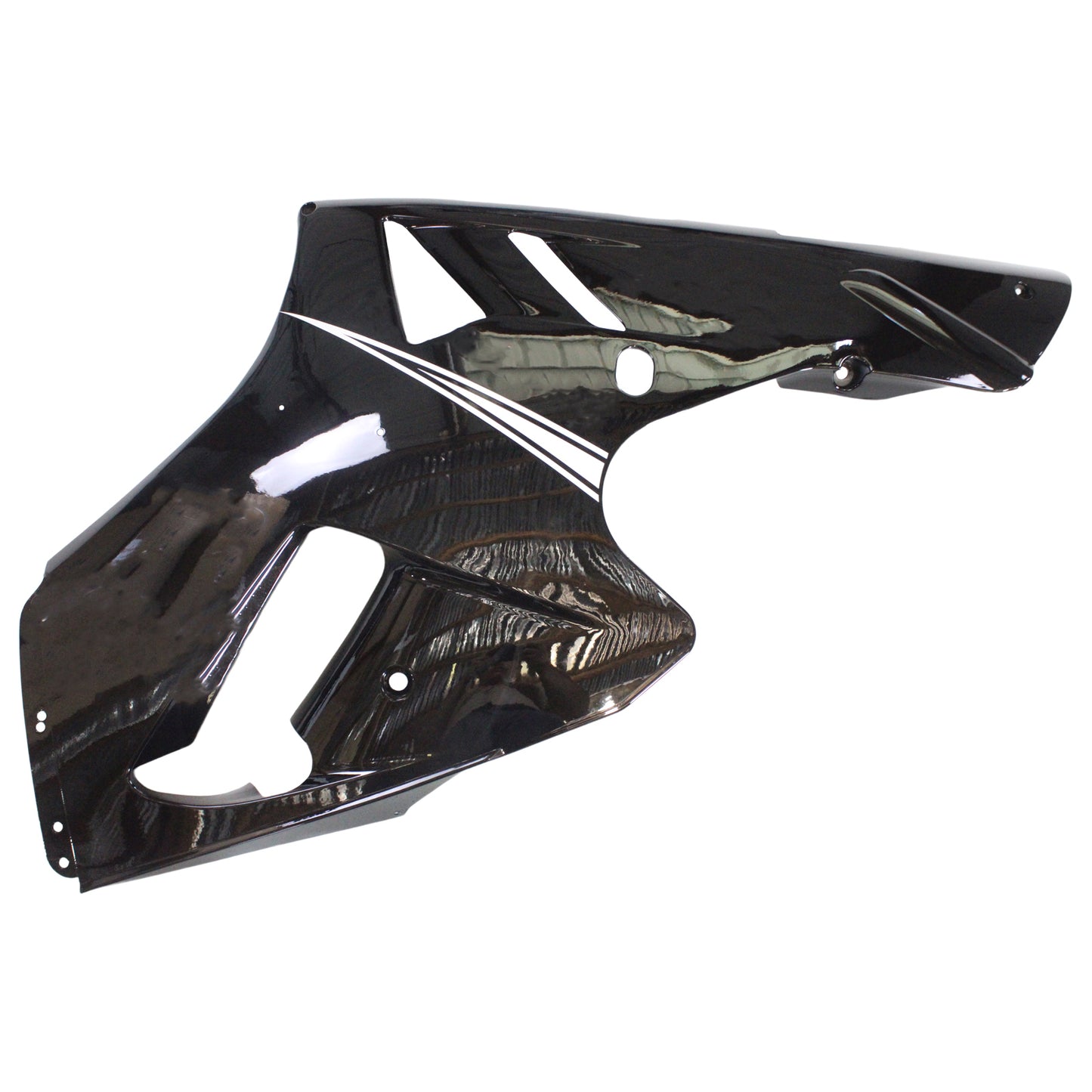 Amotopart Kawasaki 2000-2001 ZX12R Black con kit di vendita del logo Wei? EM