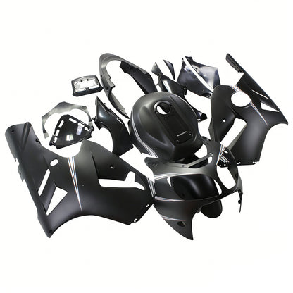 Amotopart Kawasaki 2000-2001 ZX12R Black Mix White Fearing Kit