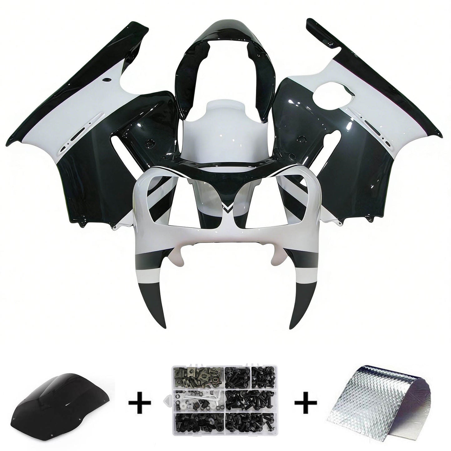 Kit carenatura iniezione Kawasaki ZX12R 2000-2001 Carrozzeria plastica ABS