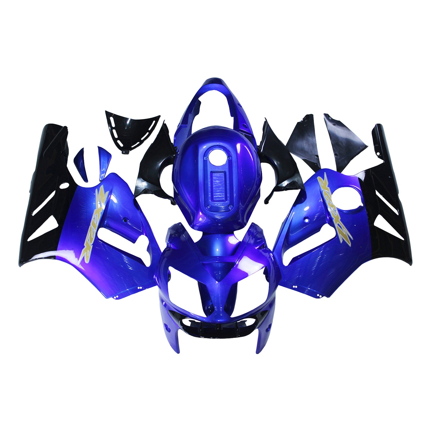 Carene Kawasaki ZX12R Ninja Blu Nero ZX12R Racing (2002-2005) Generic