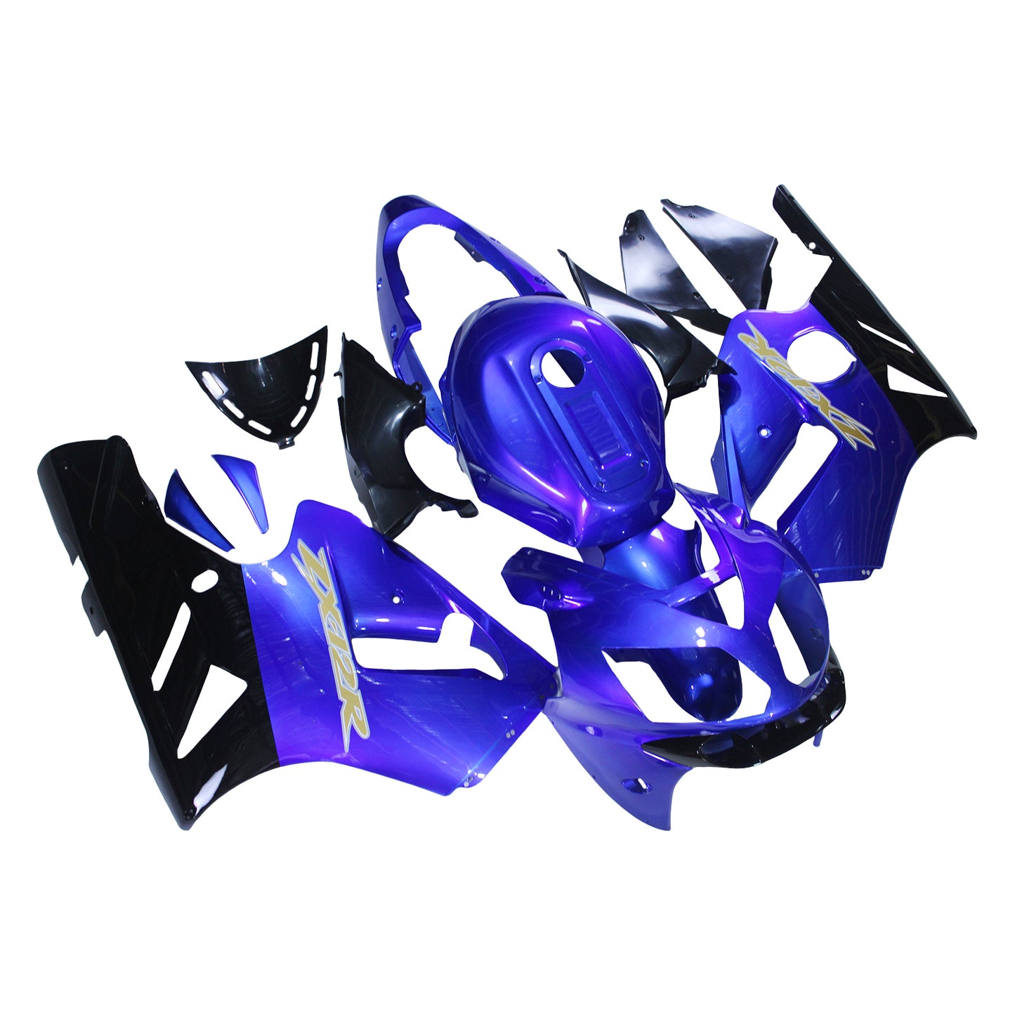 Carene Kawasaki ZX12R Ninja Blu Nero ZX12R Racing (2002-2005) Generic